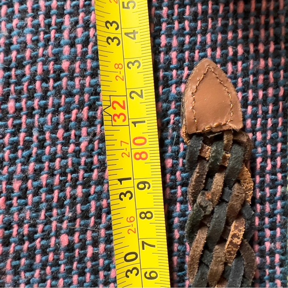 90s Arizona Jeans Rainbow Braided Brass Belt - Women’s Small/Juniors ML - Picture 5 of 6